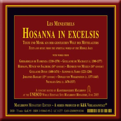 Les Menestrels - Hosanna in Excelsis