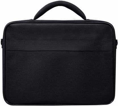 Port Designs Courchevel Clamshell Laptop/Notebook/Chromebook Professional Business Briefcase Sleeve Bag for 15 inch Windows/Macbook Student/Work Laptops - Black