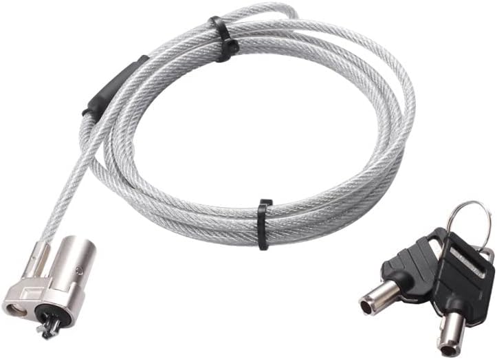 Port Connect’s Slim security cable lock - Security cable for ultrabooks and devices with a T security slot.