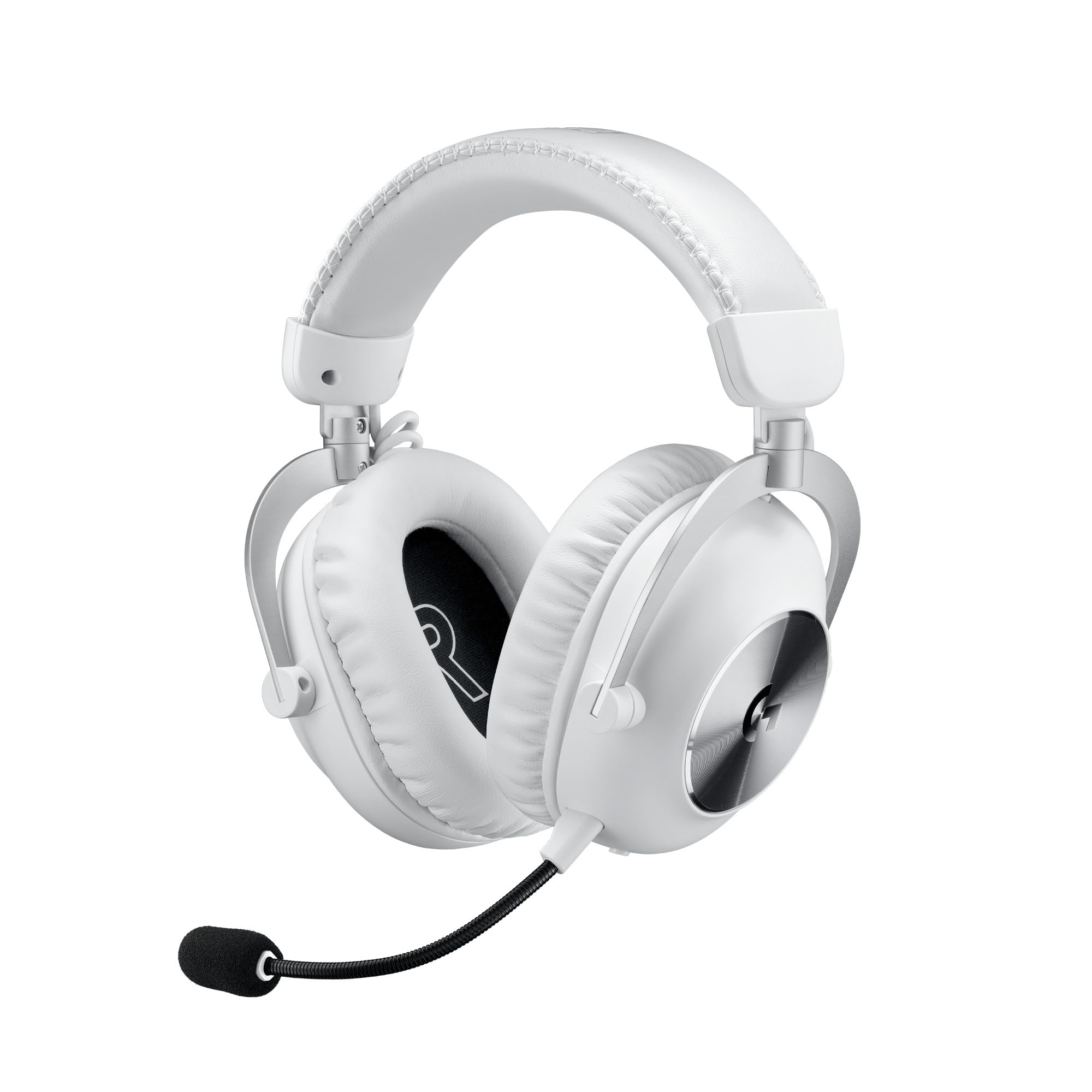 Logitech G PRO X 2 LIGHTSPEED Auriculares Gaming Inalámbricos, Micrófono Brazo Desmontable, Transductores Grafeno 50 mm, DTS:X 2.0-7.1 Surround, Bluetooth/USB/3.5 mm,PC,PS4,PS5,Nintendo Switch, Blanco