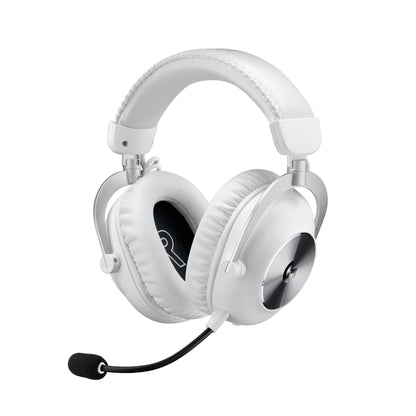 Logitech G PRO X 2 LIGHTSPEED Auriculares Gaming Inalámbricos, Micrófono Brazo Desmontable, Transductores Grafeno 50 mm, DTS:X 2.0-7.1 Surround, Bluetooth/USB/3.5 mm,PC,PS4,PS5,Nintendo Switch, Blanco