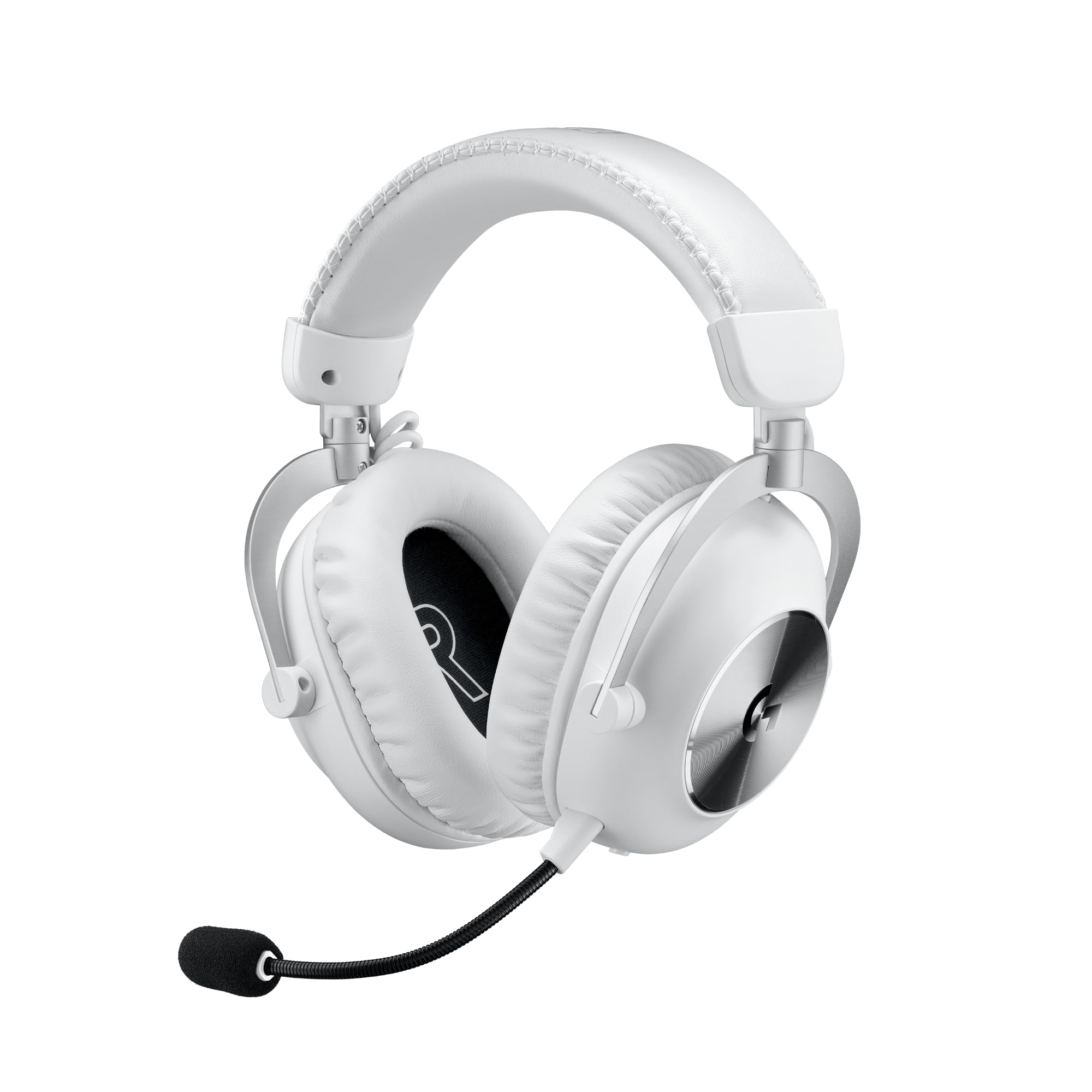 Logitech G PRO X 2 LIGHTSPEED Auriculares Gaming Inalámbricos, Micrófono Brazo Desmontable, Transductores Grafeno 50 mm, DTS:X 2.0-7.1 Surround, Bluetooth/USB/3.5 mm,PC,PS4,PS5,Nintendo Switch, Blanco