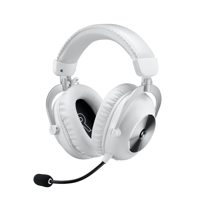 Logitech G PRO X 2 LIGHTSPEED Auriculares Gaming Inalámbricos, Micrófono Brazo Desmontable, Transductores Grafeno 50 mm, DTS:X 2.0-7.1 Surround, Bluetooth/USB/3.5 mm,PC,PS4,PS5,Nintendo Switch, Blanco