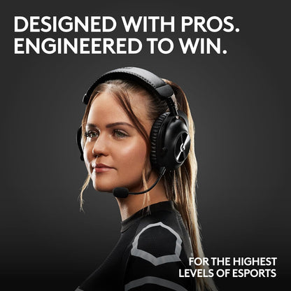 Logitech G PRO X 2 LIGHTSPEED Auriculares Gaming Inalámbricos, Micrófono Brazo Desmontable, Transductores Grafeno 50 mm, DTS:X 2.0-7.1 Surround, Bluetooth/USB/3.5 mm,PC,PS4,PS5,Nintendo Switch, Blanco