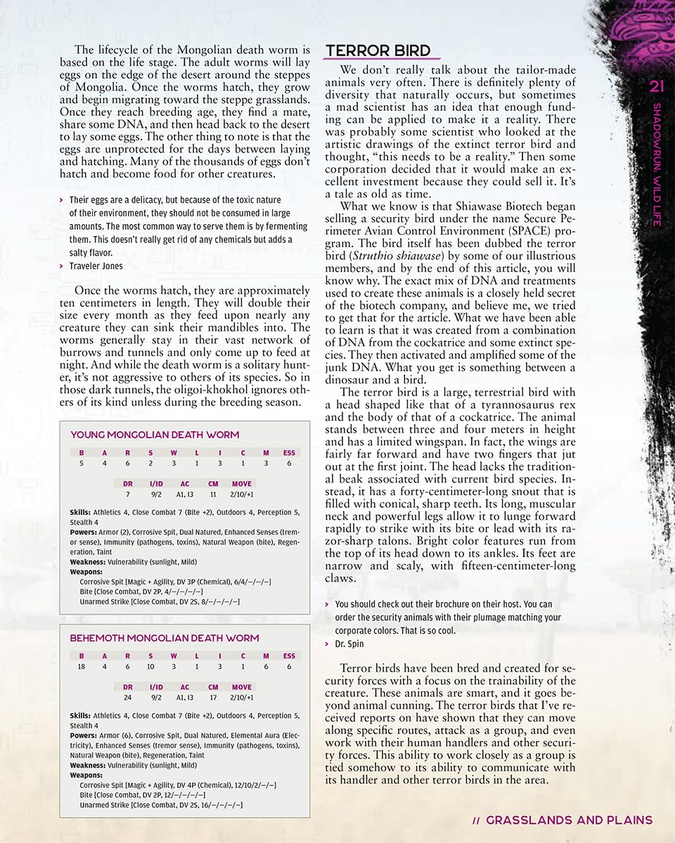 Shadowrun Wild Life
