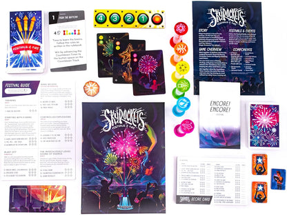 Floodgate Games Skyrockets Festivals of Fire Party Game - Card Game - English Version