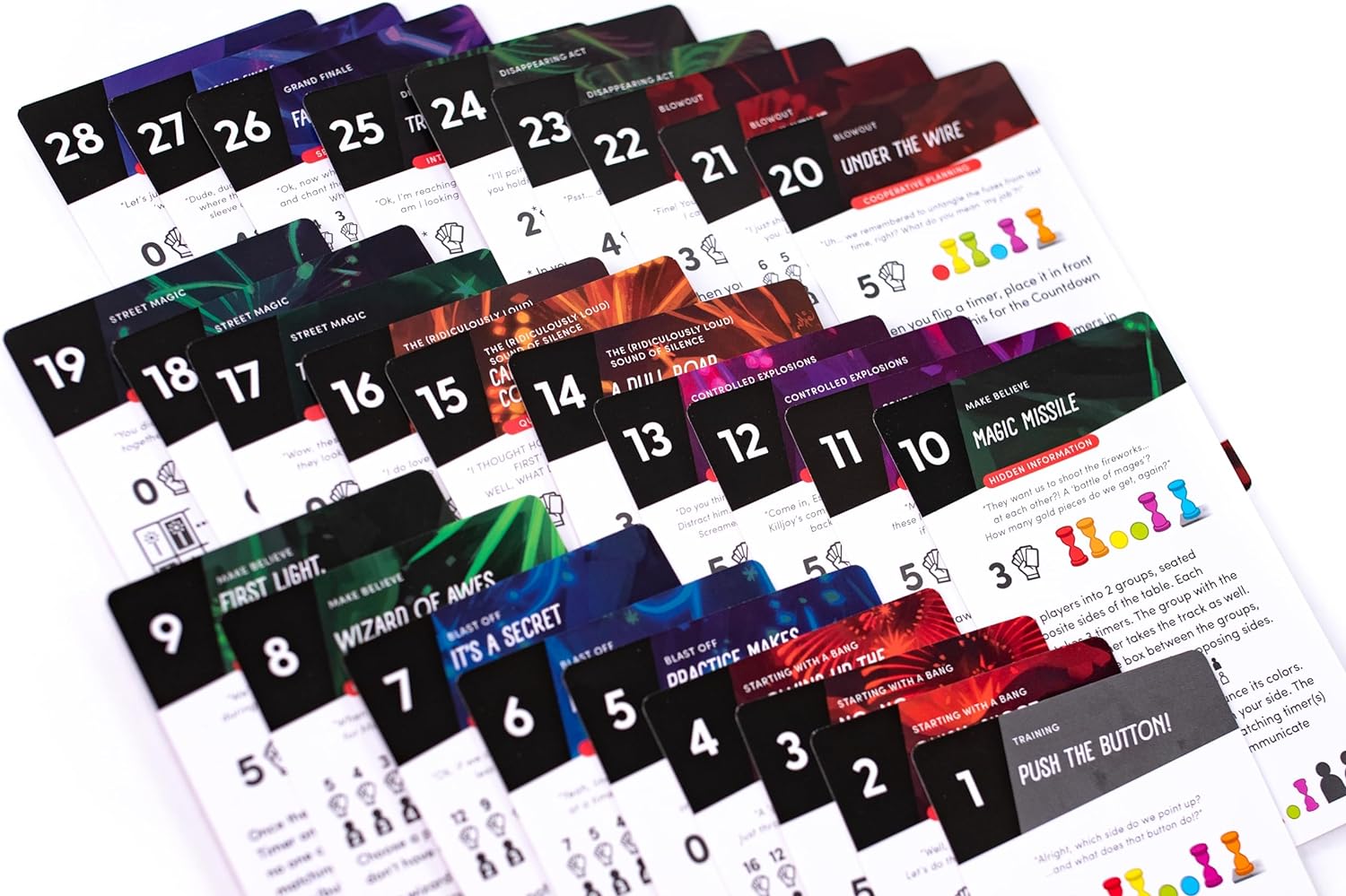 Floodgate Games Skyrockets Festivals of Fire Party Game - Card Game - English Version