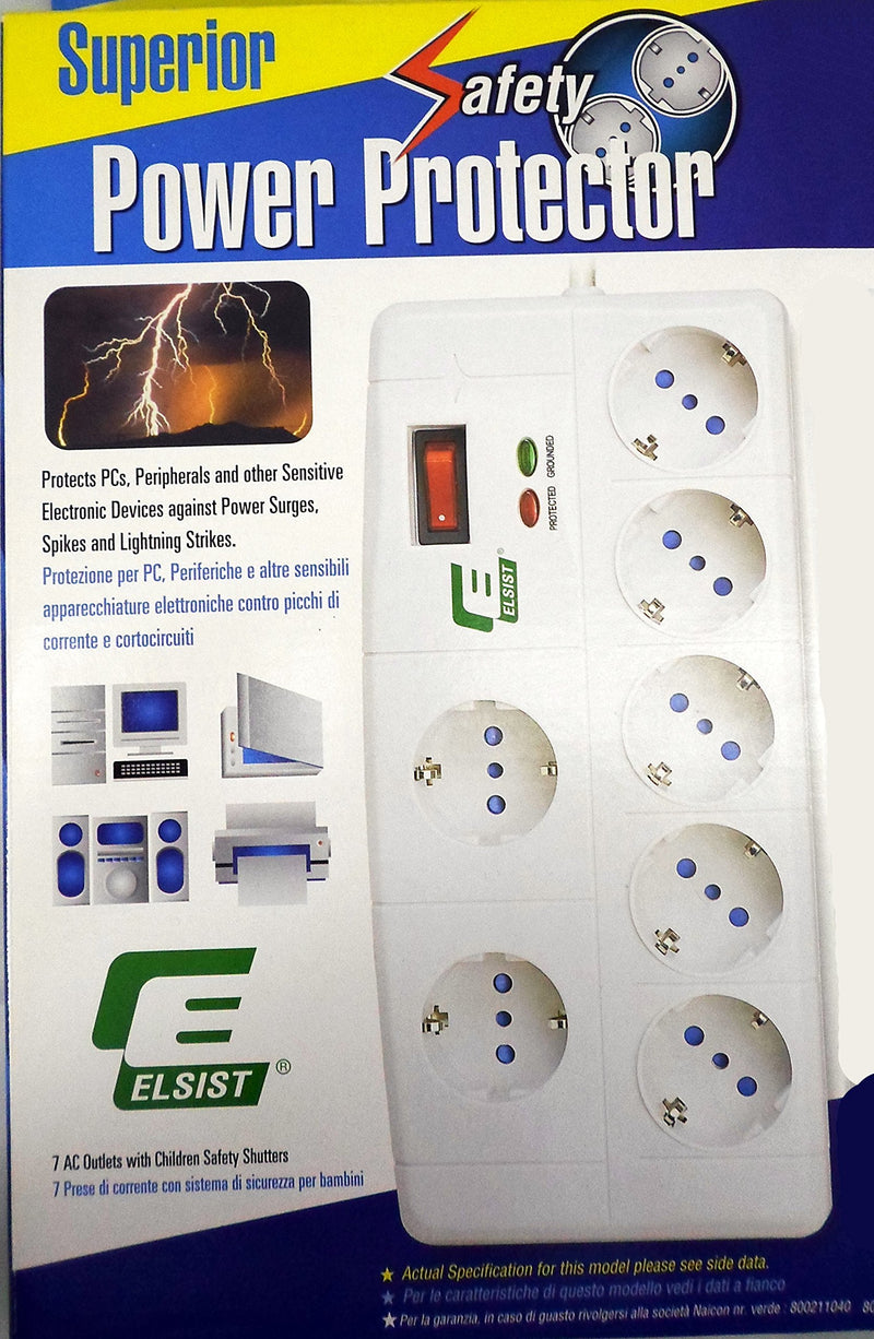 Multipresa 7 Prese Schuko