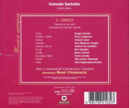 L'orfeo (Clemencic Consort)