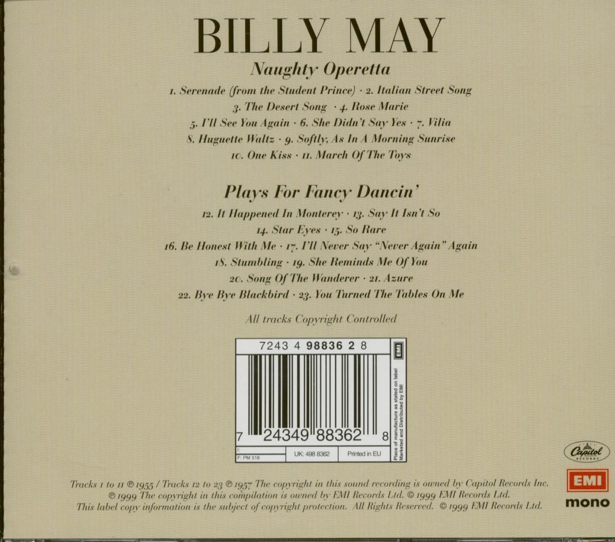 Naughty Operetta/Plays For Fancy Dancin'
