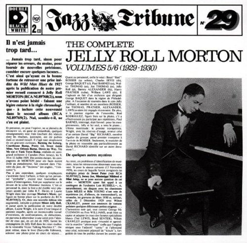 The Complete Jelly Roll Morton Volumes 5/6: (1929-1930)