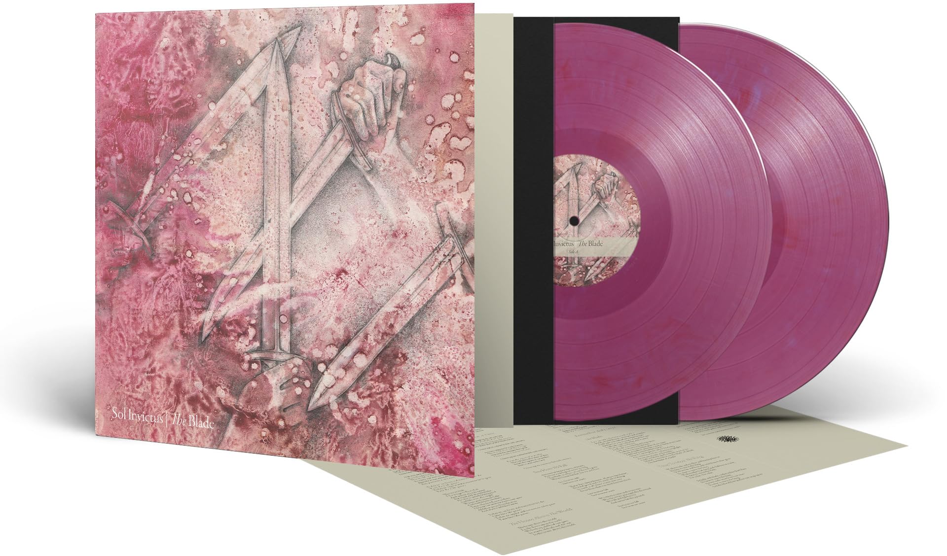 The Blade - Purple/Red Marble