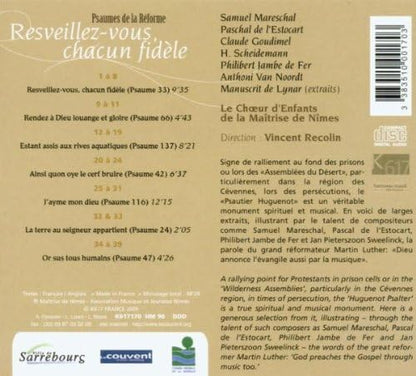 Resveillez-Vous Chacun Fidele (Psalme aus der Reformationszeit