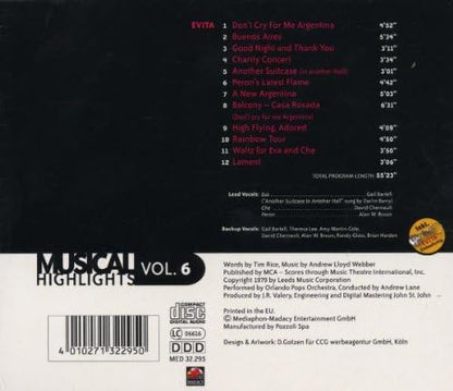 Musical Highlights Vol. 6 - Evita