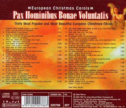 European Christmas Carols Sung in Latin