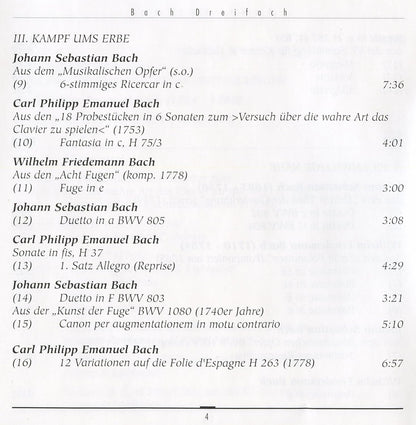 Bach Dreifach