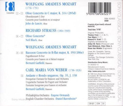 Oboe and Bassoon Concertos (Philadelphia Orchestra)