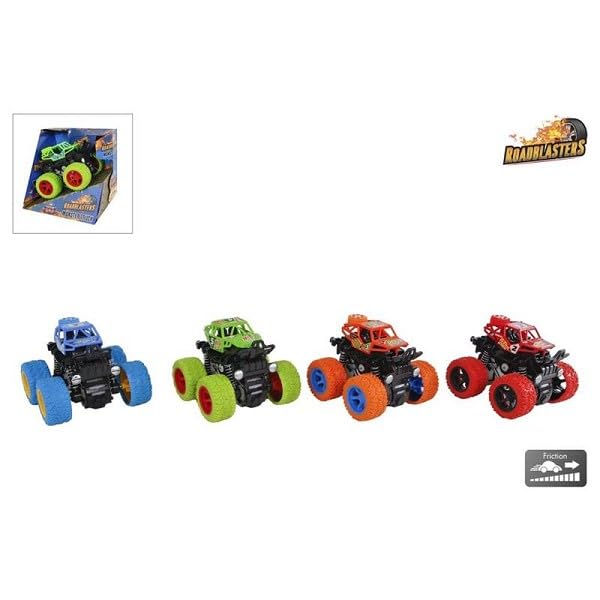 Toys Amsterdam Bigfoot Junior pattern car 9 cm orange