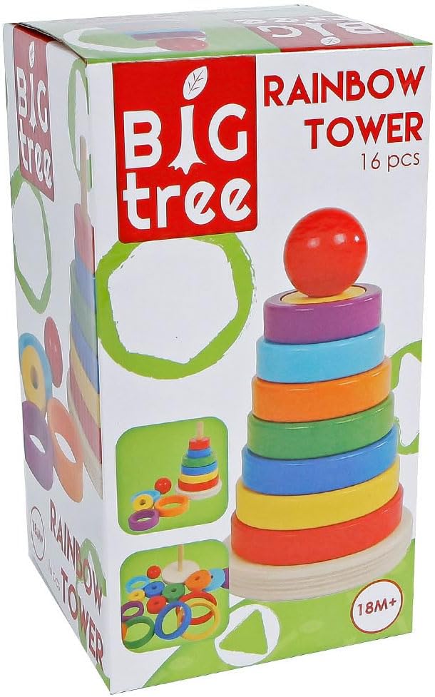 Houten Stapelpiramide FSC 16dlg.