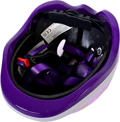 Bicycle helmet for children aged 3 years, size 52-56, weight 220 g, EPS foam, click closure and ventilation openings, safe and stylish