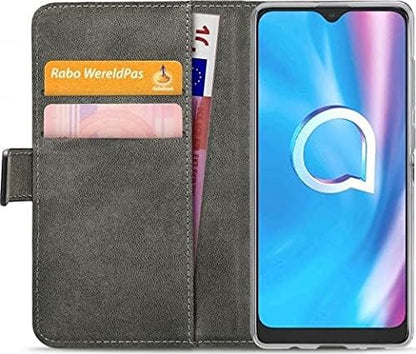 Mobilize 1SE (2020) Flip Case Black Classic Gelly Faux Leather