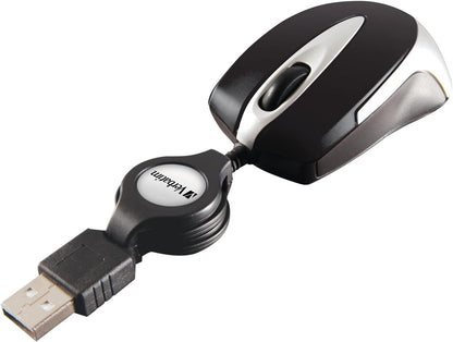 Verbatim 99999 Go Mini - USB Optical Travel Mouse with Retractable Cable