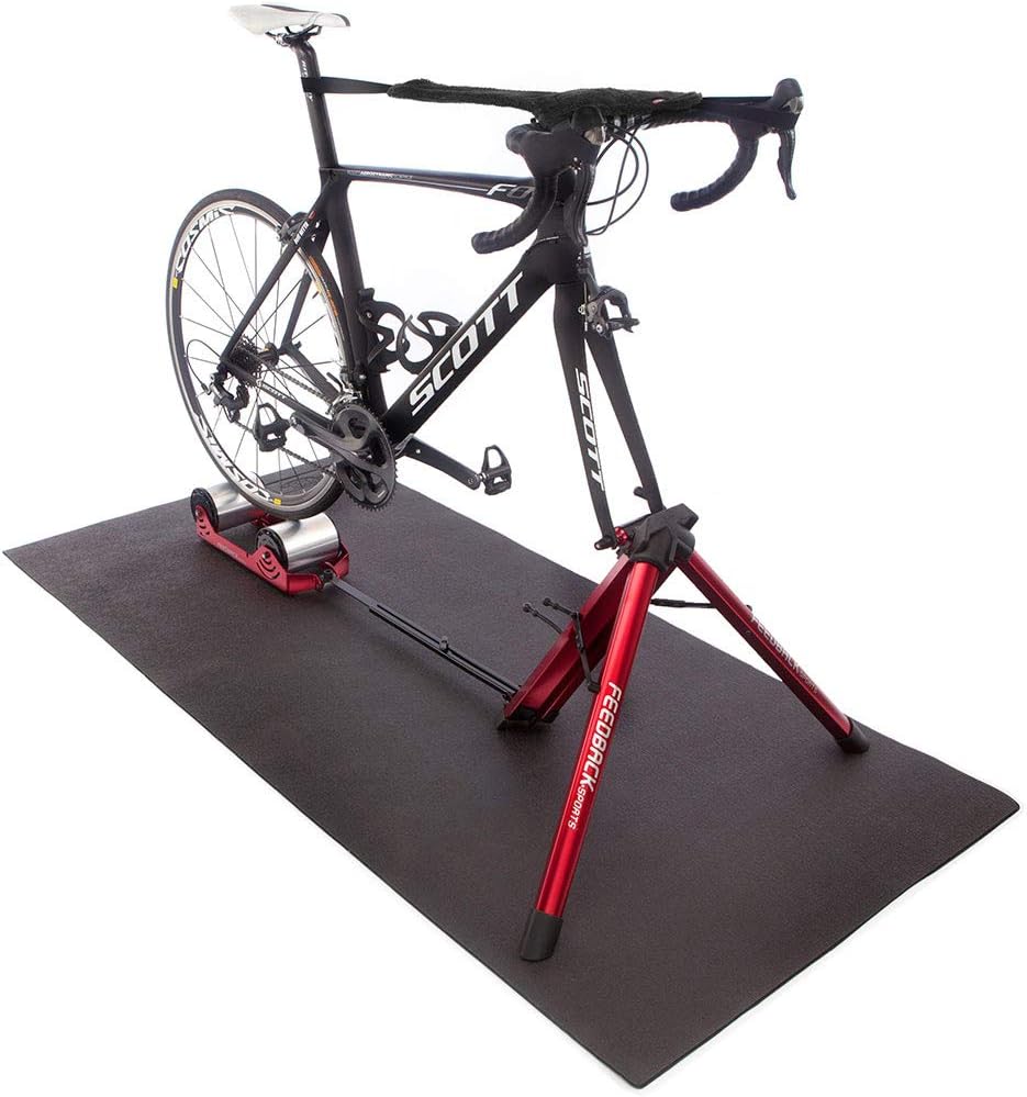 Feedback Sports | Bike Trainers And Accessories | Omnium Sweat Guard | Cycle Protector For Indoor Training Zwift | Black | One Size