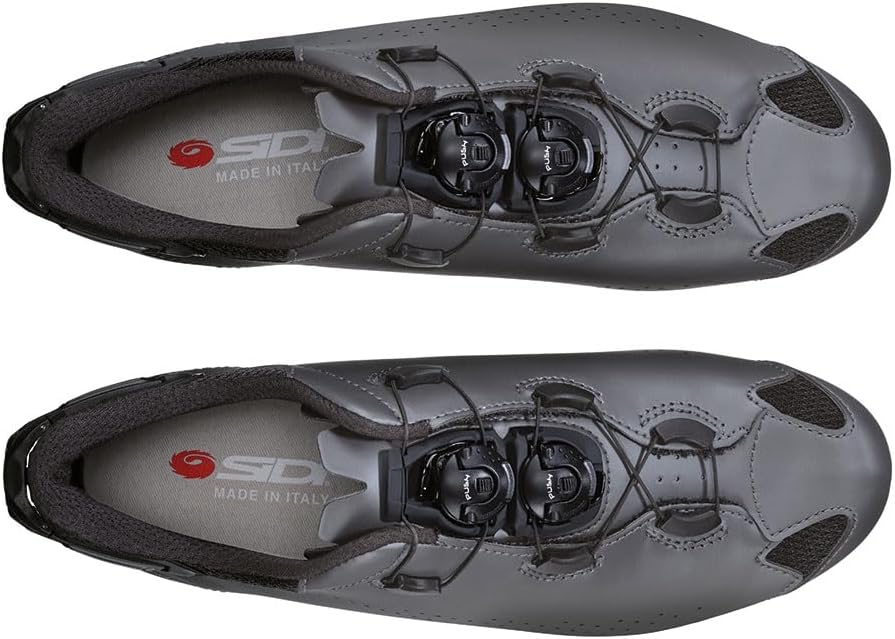 Sidi Fahrradschuhe, professionelle Rennradschuhe für Herren, Shot 2S, verstellbare Ferse, innovatives Verschlusssystem, Carbon-Boost-SRS-Sohle, Steifigkeitssohle 1
