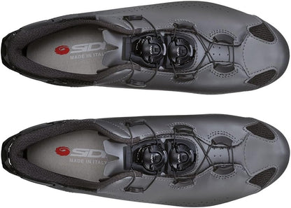 Sidi Fahrradschuhe, professionelle Rennradschuhe für Herren, Shot 2S, verstellbare Ferse, innovatives Verschlusssystem, Carbon-Boost-SRS-Sohle, Steifigkeitssohle 1