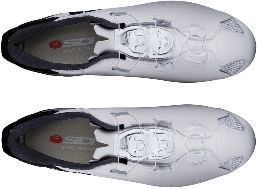 Sidi Fahrradschuhe, professionelle Rennradschuhe für Herren, Shot 2S, verstellbare Ferse, innovatives Verschlusssystem, Carbon-Boost-SRS-Sohle, Steifigkeitssohle 1
