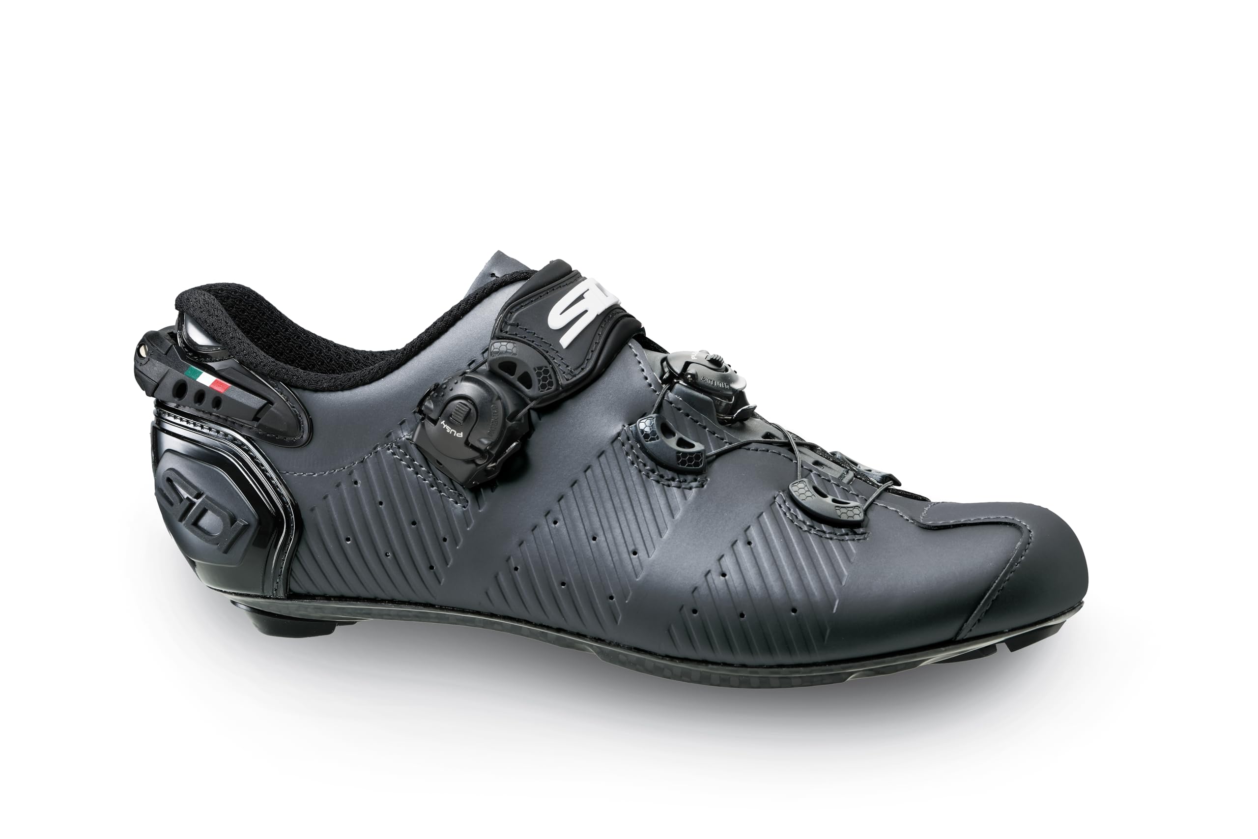 Sidi Men's Road Shoes Wire 2S Anthracite Black [Size EU: 44.5/UK: 9.5]