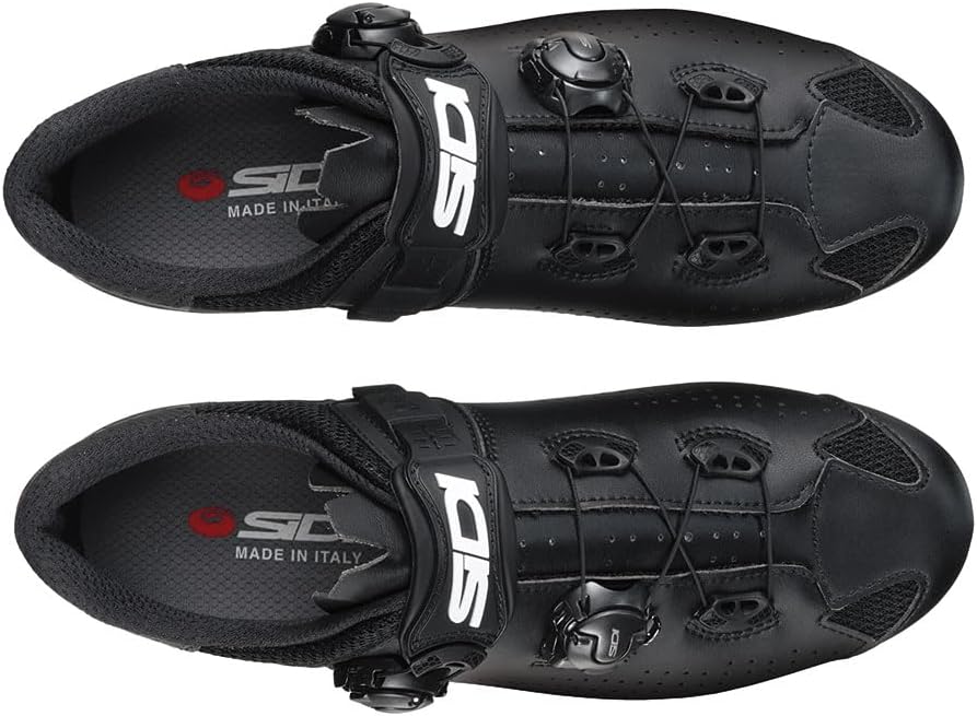 Sidi XC Langlaufschuhe mit breiter Passform, professionelle Mountainbike-Schuhe für Herren, MTB Eagle 1 Mega, weiches Ristverschlusssystem, integrierte Ferse