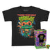 Funko Pocket Pop! & Tee: Teenage Mutant Ninja Turtles - (Teenage Mutant Ninja Turtles (TMNT) ) - Large - (L) - T-Shirt - Clothes With Collectable Vinyl Minifigure - Gift Idea for Adults Unisex Men