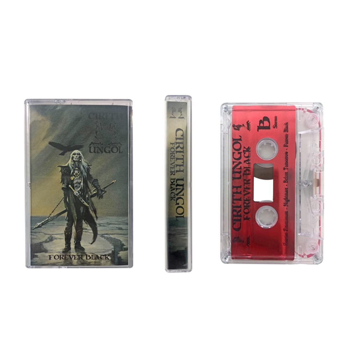 Forever Black (transparent red