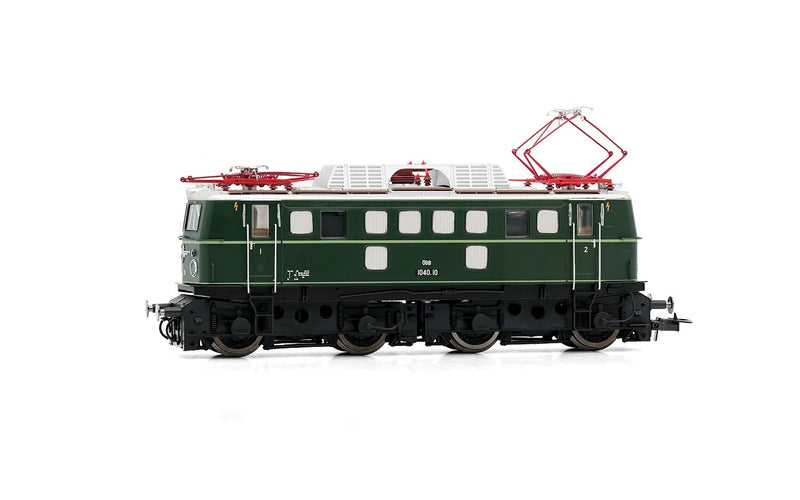 Rivarossi HR2939 ÖBB, Elektrolokomotive 1040.10, Neue seitliche Lüftungsschlitze, grüne Lackierung, mit Bremswiderständen auf dem Dach, EP IV Loco - Diesel
