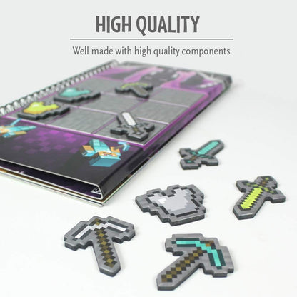 Thinkfun Minecraft Magnetic Travel Puzzle Challenge Logic Brain Game and STEM Toy for Kids Age 8 Years Up - Gifts for Boys and Girls