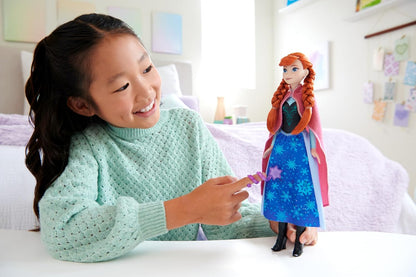 Disney Frozen Anna Magical Color-Change Skirt Fashion Doll, Inspired by Disney Movie, Posable, HTG24