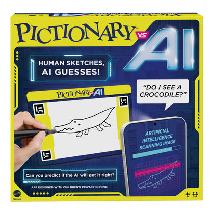 Pictionary Vs. AI Family Game for Kids and Adults and Game Night Using Artificial Intelligence for 2 4 Players, HYH75