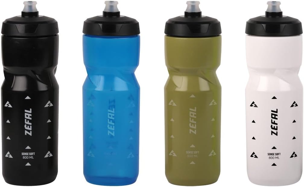 ZEFAL Sense Soft 80 Wasserflasche – Trinkflasche Fahrrad – Rennrad Trinkflasche – MTB Trinkflasche - Weiche, geruchlose Sportflasche - BPA-freie Wasserflasche –