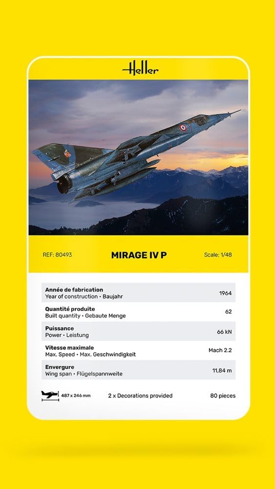 Heller HEL80485 Model Kit, Various