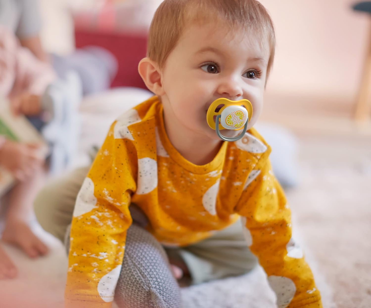 Philips Avent Fopspeen, Geel/Grijs, 6-18 maand(en