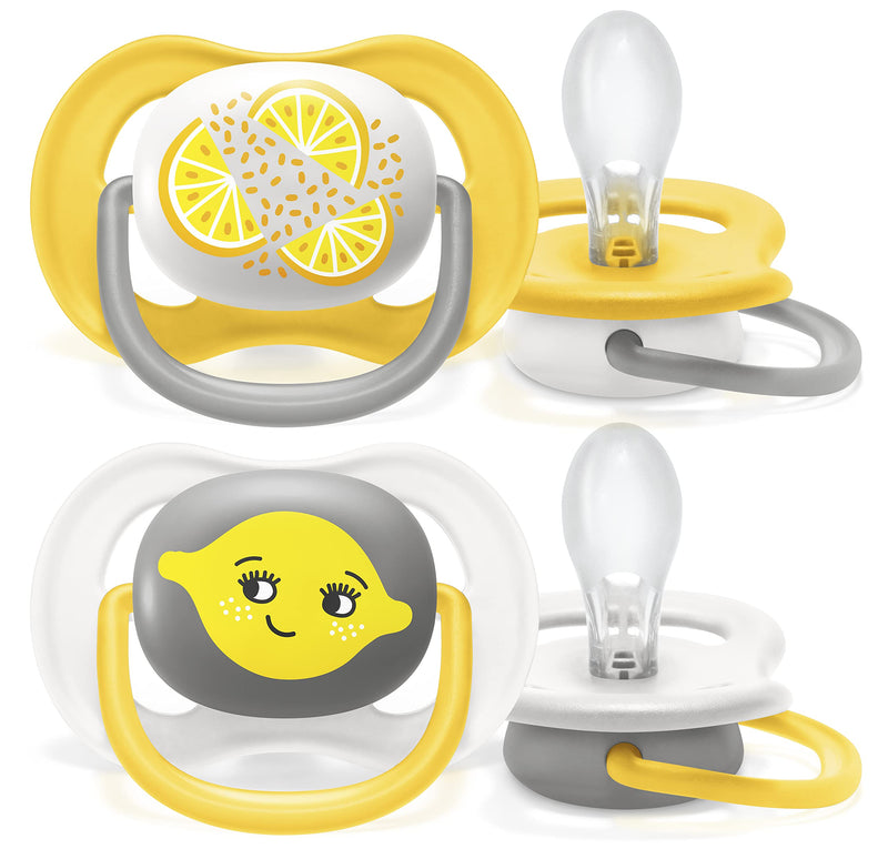 Philips Avent Fopspeen, Geel/Grijs, 6-18 maand(en