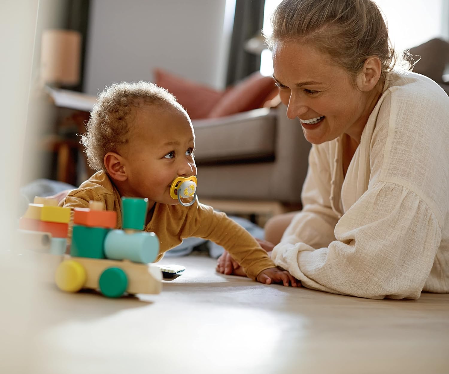 Philips Avent Fopspeen, Geel/Grijs, 6-18 maand(en