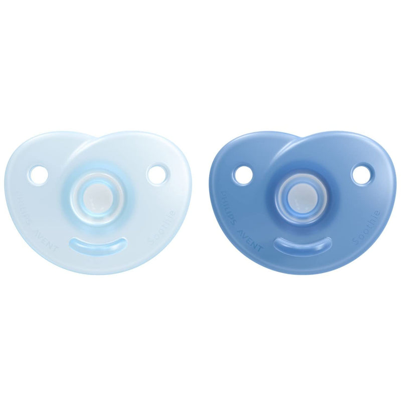Philips AVENT Soothie Heart Soothie Soother Designed for The Natural Contours of The Child's Face, Made of Medical Silicone, Pack of 2, SCF099/21