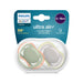 Philips Avent Ultra Air Schnuller, 2 Stück, BPA-freie Schnuller für Babys im Alter von 6–18 Monaten (Modell: SCF085/20) Grün/Orange 2 Stück (1er Pack)