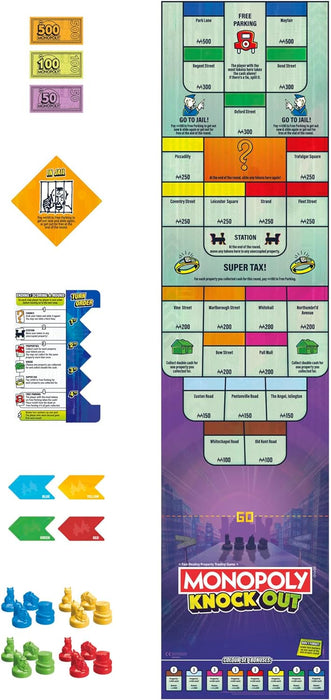 Monopoly Knockout Family Party Board Game - Amazon Exclusive