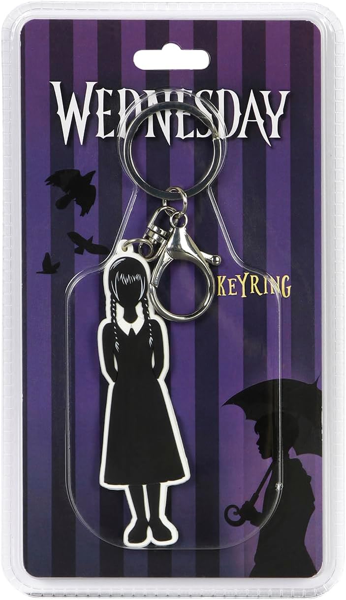 KARACTERMANIA Wednesday Llavero Brand Wednesday Llavero Brand Unisex adulto (Pack de 1)