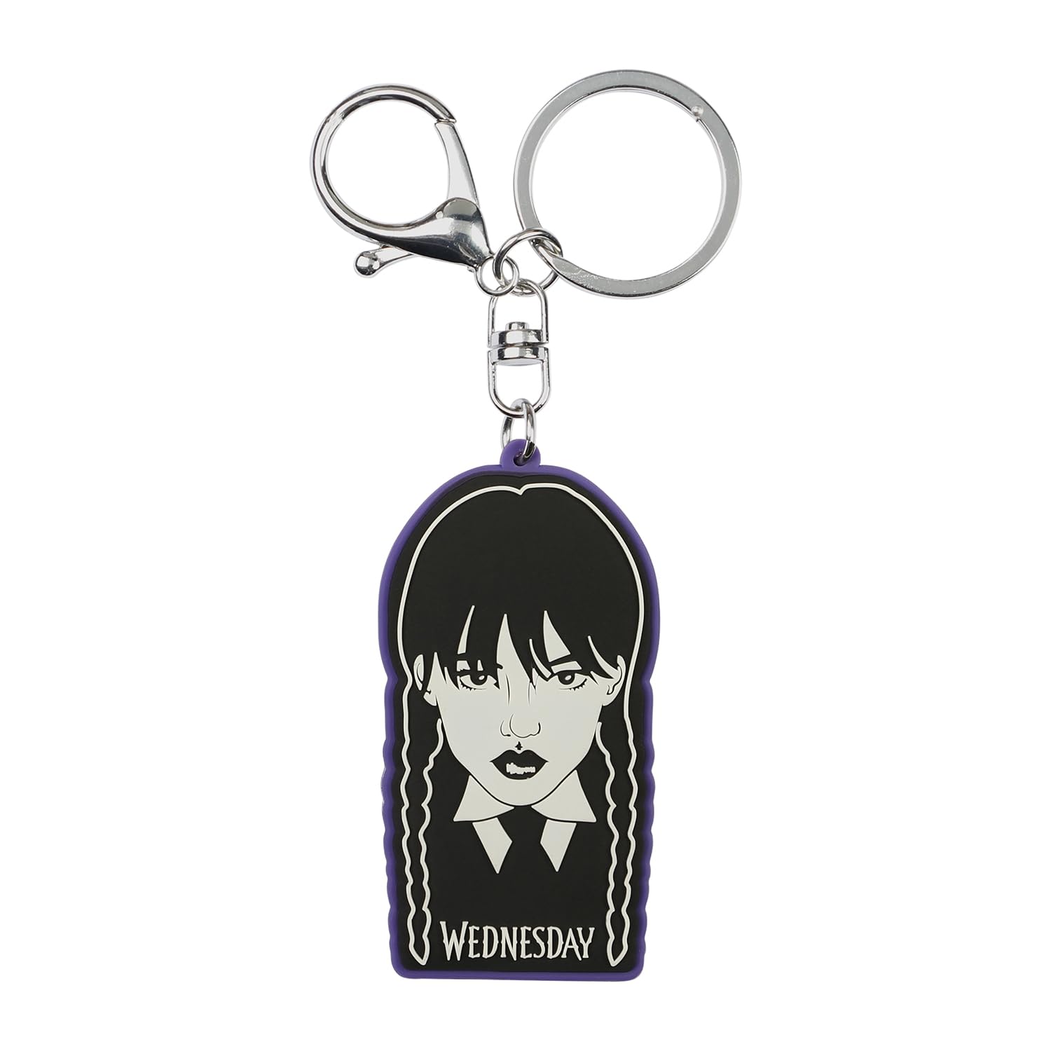 KARACTERMANIA Wednesday Llavero Brand Wednesday Llavero Brand Unisex adulto (Pack de 1