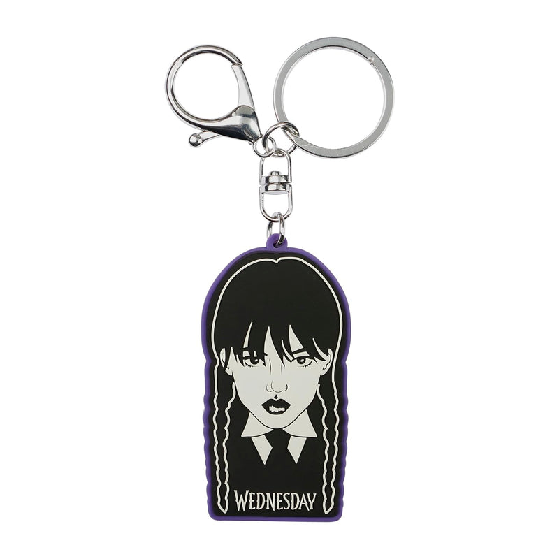 KARACTERMANIA Wednesday Llavero Brand Wednesday Llavero Brand Unisex adulto (Pack de 1