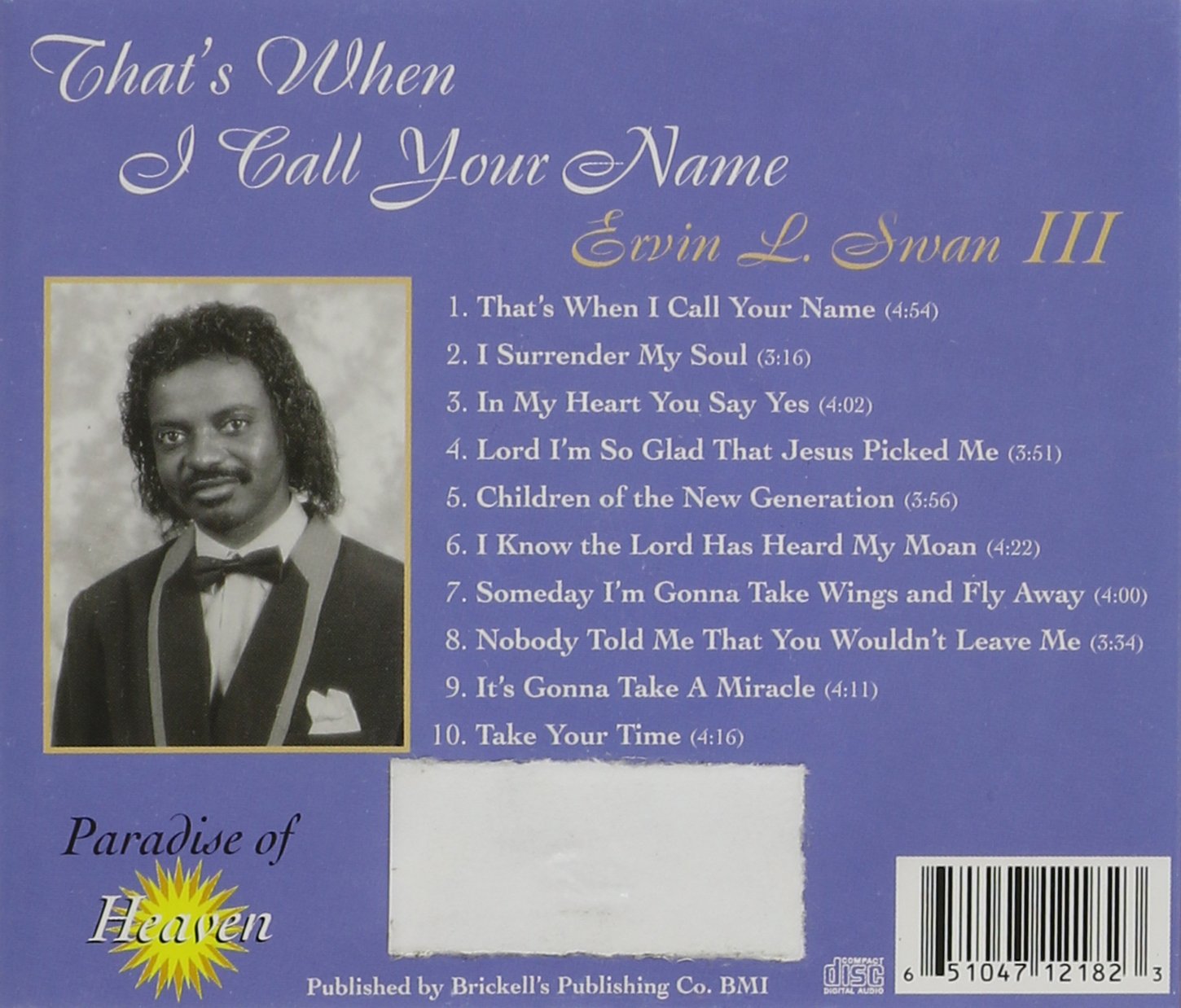 Thats When I Call Your Name